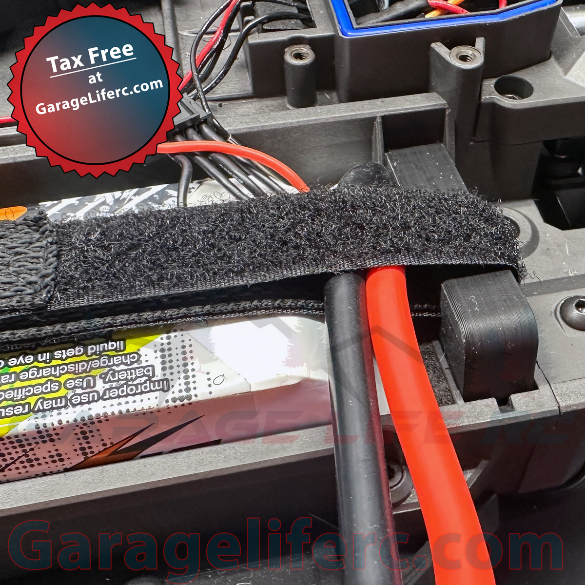 Rc car top battery holder