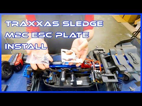 Traxxas Sledge M2c Esc Plate install - Garage Life RC